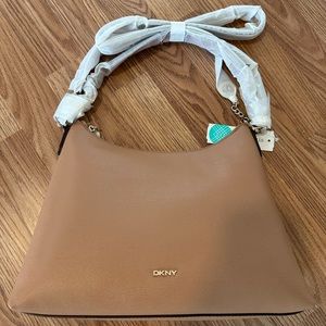 DKNY beige purse NWT